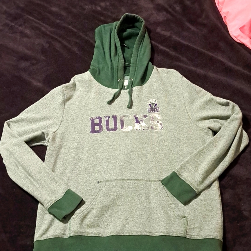 Milwaukee Bucks majestic hardwoods classic hoodie